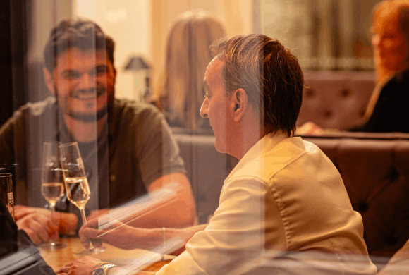 Glaasje bubbels - Restaurant Bravoure - Boutique Hotel Bruin