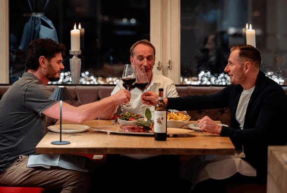 Gezellig tafelen - Restaurant Bravoure - Boutique Hotel Bruin