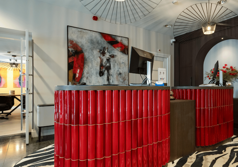 Kunstgalerij Nico Molenkamp Boutique Hotel Bruin receptie